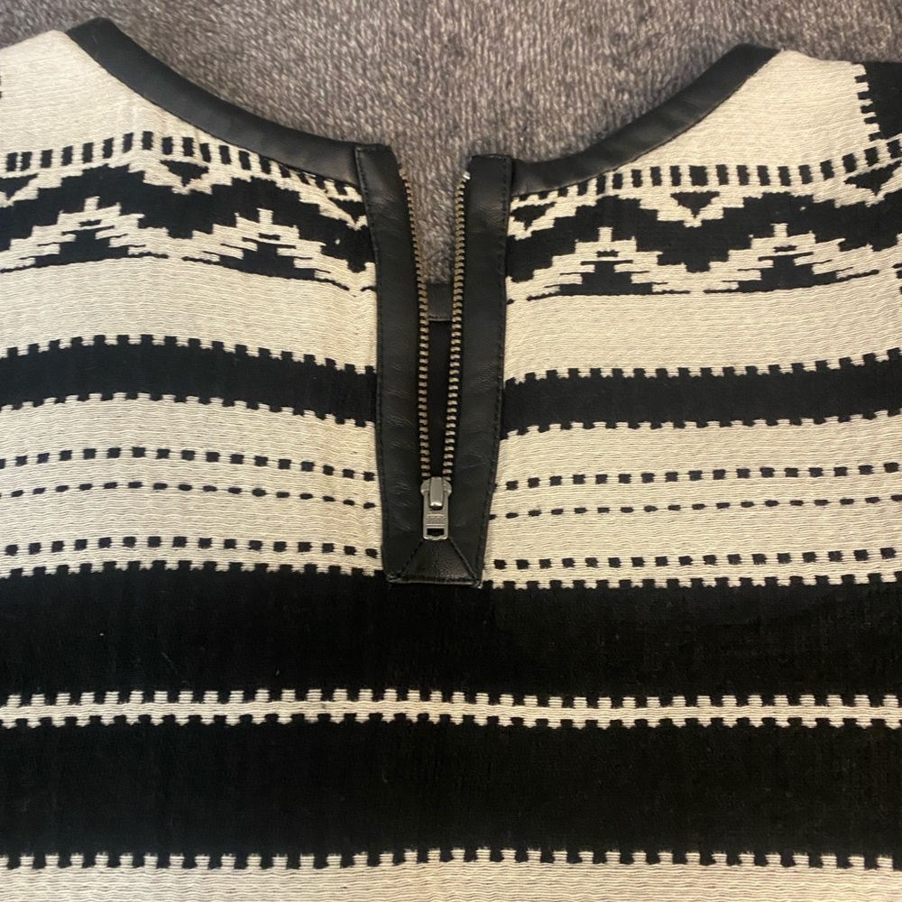 Madewell Western Retro Grunge Aztec Print Mini Dress Size 00 - Picture 5 of 5